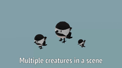 Chickadees - Looping background